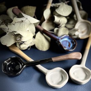 Rustic Ceramic Spoon