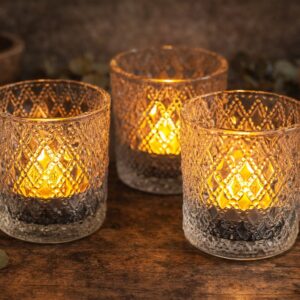 Vintage Glass Tealight Votive