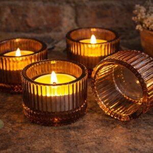 Smoked Glass Tealight Votive