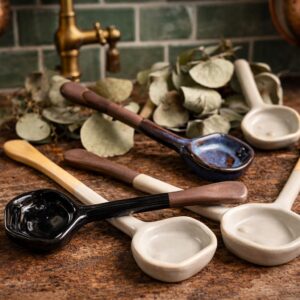 Rustic Ceramic Spoon