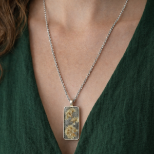 Press Flower Pendant