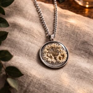 Round Flower Pendant